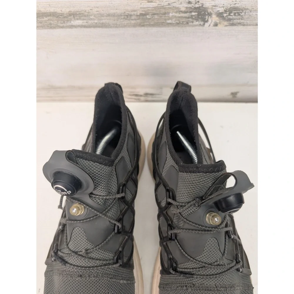 Reebok Pump Plus Tech Mens Running Shoes Gray Black BS8595 Size‎ 10.5